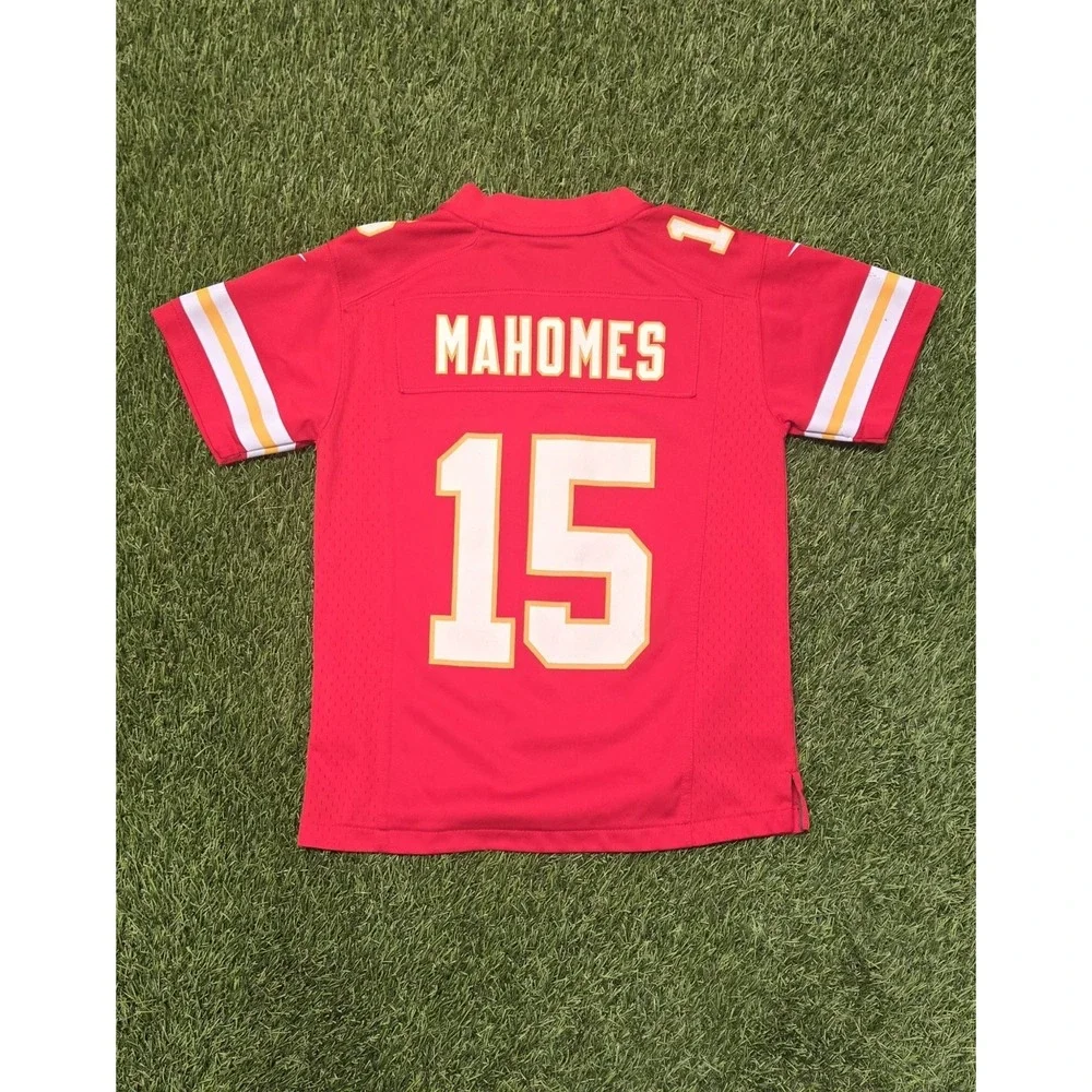 Kansas City Chiefs Jersey Youth Small Boys NFL Football Nike Patrick Mahomes 15